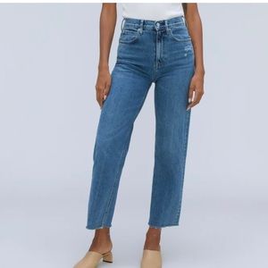 Everlane Way High Distressed Jean
